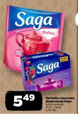 Netto Herbatka owocowa ekspresowa Saga oferta