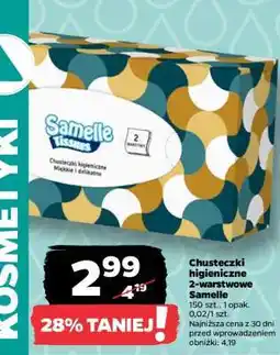 Netto Chusteczki higieniczne 2-warstwowe Samelle oferta