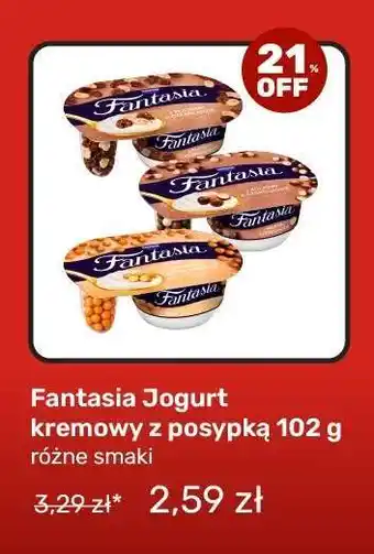 Fantasia Jogurt kremowy z posypką 102 g