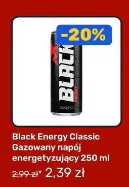 Biedronka Black Energy Classic Gazowany napój energetyzujący 250 ml oferta