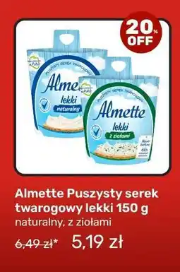 Biedronka Almette Puszysty serek twarogowy lekki 150 g oferta
