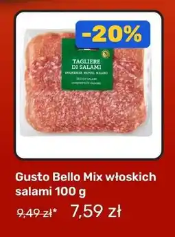 Biedronka Gusto Bello Mix włoskich salami 100 g oferta