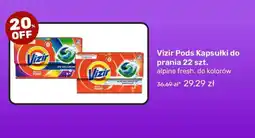 Biedronka Vizir Pods Kapsułki do prania 22 szt oferta