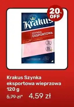 Biedronka Krakus Szynka eksportowa wieprzowa 120 g oferta