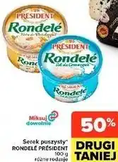 Carrefour Market Serek puszysty Rondelé Président oferta