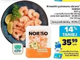 Carrefour Market Krewetki gotowane obrane NORSO oferta