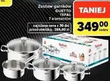 Carrefour Market Zestaw garnków Duetto Tefal 7 elementów oferta
