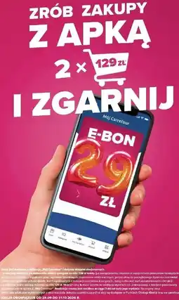 Carrefour Market E-bon 29 zł za zakupy z aplikacją Mój Carrefour oferta
