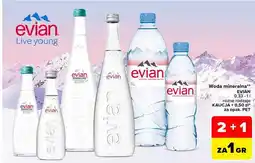 Carrefour Woda mineralna Evian oferta