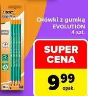 Carrefour Ołówki z gumką EVOLUTION 4 szt. BIC oferta