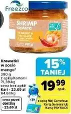 Carrefour Market Krewetki w sosie mango Freezco oferta