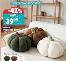 Biedronka Poduszka dynia DOMAREX 30 x 30 cm oferta
