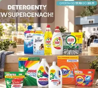 Detergenty Lenor, Fairy, Ariel, Vizir