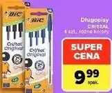Carrefour Market Długopisy CRISTAL 4 szt., różne kolory BIC oferta