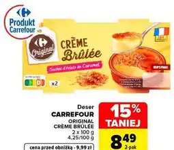 Carrefour Deser Crème Brûlée Carrefour Original oferta