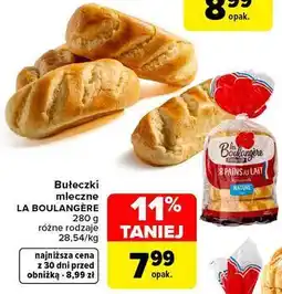 Carrefour Bułeczki mleczne La Boulangère oferta