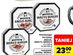 Carrefour Hamburger mrożony Angus, Wagyu, Iberico oferta
