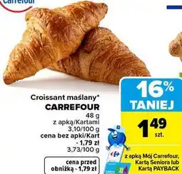 Carrefour Croissant maślany Carrefour oferta