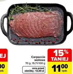 Carrefour Carpaccio wołowe oferta