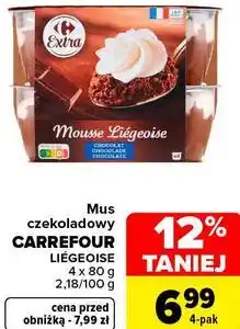 Carrefour Mus czekoladowy Carrefour Liégeoise oferta