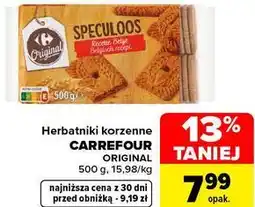 Carrefour Herbatniki korzenne CARREFOUR ORIGINAL SPECULOOS oferta