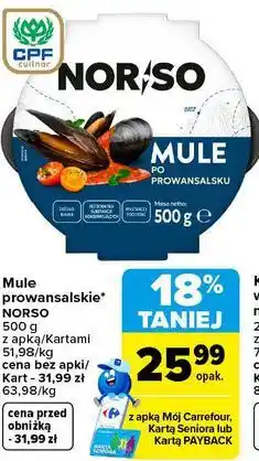 Carrefour Mule prowansalskie NORSO oferta