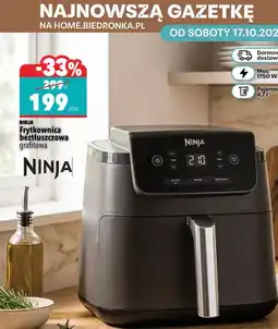 Biedronka Frytkownica beztłuszczowa grafitowa Ninja oferta