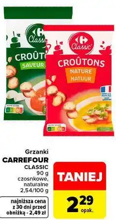 Carrefour Grzanki CARREFOUR CLASSIC oferta