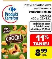 Carrefour Płatki śniadaniowe nadziewane CARREFOUR CROCKS oferta