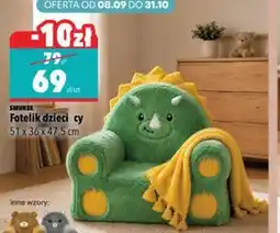 Biedronka Fotelik dziecięcy SMUKEE 51 x 36 x 47,5 cm oferta