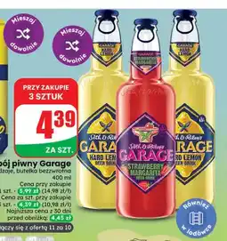 Dino Napój piwny Garage Strawberry Margarita oferta