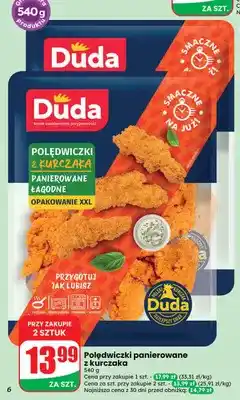 Dino Polędwiczki panierowane z kurczaka łagodne Duda oferta