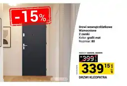Merkury Market Drzwi wewnątrzklatkowe Kleopatra wzmocnione oferta