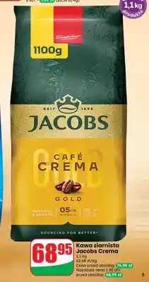 Dino Kawa ziarnista Jacobs Café Crema Gold oferta
