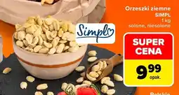 Carrefour Orzeszki ziemne solone Simpl oferta