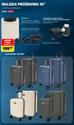 Carrefour Walizka próżniowa 16 z pompką elektryczną Semi Line oferta