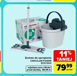 Carrefour Zestaw do sprzątania Circular Power Eco Ego oferta