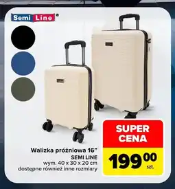Carrefour Walizka próżniowa 16 Semi Line oferta