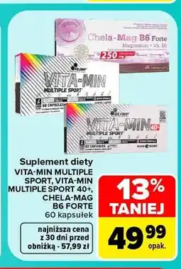 Carrefour Suplement diety Vita-Min Multiple Sport 40+ Olimp oferta
