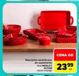 Carrefour Naczynie ceramiczne do zapiekania linia Merlot Altom oferta
