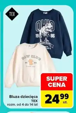 Carrefour Bluza dziecięca TEX oferta