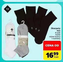 Carrefour Skarpety Tex 4-pak frotté oferta