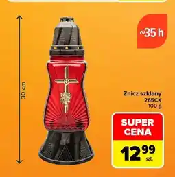 Carrefour Znicz szklany 265CK oferta