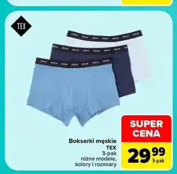 Carrefour Bokserki męskie Tex 3-pak oferta