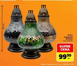 Carrefour Znicz Karafka Witraż bez wkładu oferta