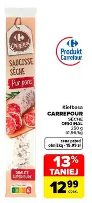 Carrefour Kiełbasa Sèche Original Carrefour oferta