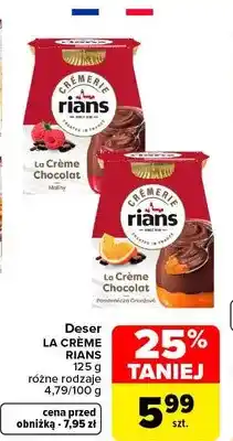 Carrefour Deser La Crème Chocolat maliny Rians oferta