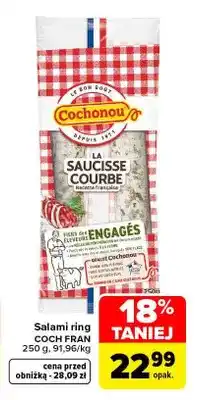 Carrefour Salami ring Coch Fran oferta