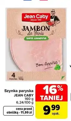 Carrefour Szynka paryska Jean Caby oferta