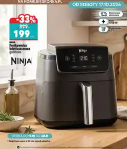 Biedronka Frytkownica beztłuszczowa grafitowa Ninja oferta